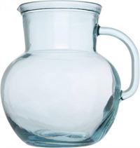 SET DA 5 PEZZI IN VETRO RICICLATO CON CARAFFA